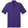 Men's Tall 5.5-Ounce Jersey Knit Polo Polos/Knits Joe's USA Purple Large Tall