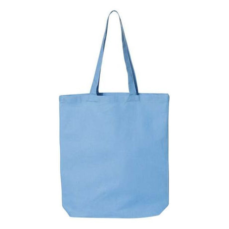Q - Tees 12L Economical Tote - Q - Tees QTBG Carolina Blue One Size Tote