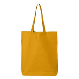 Q - Tees 12L Economical Tote - Q - Tees QTBG Gold One Size Tote