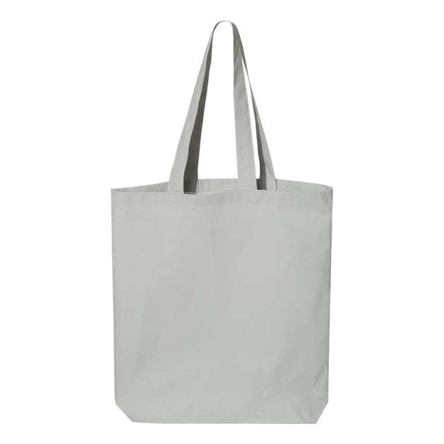 Q - Tees 12L Economical Tote - Q - Tees QTBG Grey One Size Tote