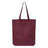 Q - Tees 12L Economical Tote - Q - Tees QTBG Maroon One Size Tote