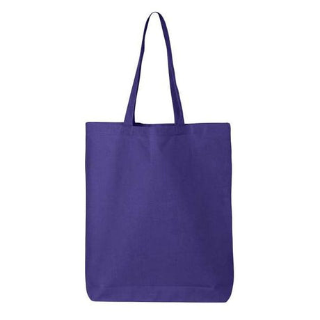 Q - Tees 12L Economical Tote - Q - Tees QTBG Purple One Size Tote