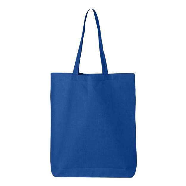 Q - Tees 12L Economical Tote - Q - Tees QTBG White One Size Tote