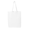 Q - Tees 12L Economical Tote - Q - Tees QTBG White One Size Tote