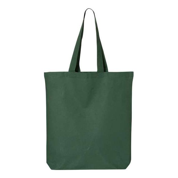 Q - Tees 12L Economical Tote - Q - Tees QTBG White One Size Tote