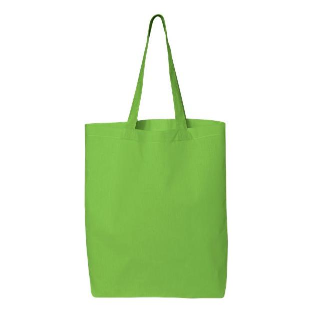 Q - Tees 12L Economical Tote - Q - Tees QTBG White One Size Tote
