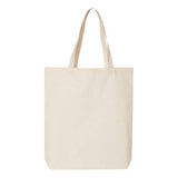 Q - Tees 12L Economical Tote - Q - Tees QTBG White One Size Tote