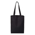 Q - Tees 12L Gussetted Shopping Bag - Q - Tees Q1000 Black One Size Tote