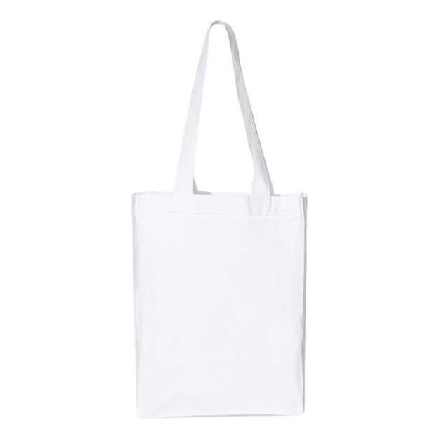 Q - Tees 12L Gussetted Shopping Bag - Q - Tees Q1000 White One Size Tote