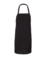 Q - Tees Bib Apron - Q - Tees Q4010 Black One Size Apron