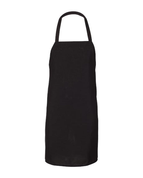 Q - Tees Bib Apron - Q - Tees Q4010 Black One Size Apron