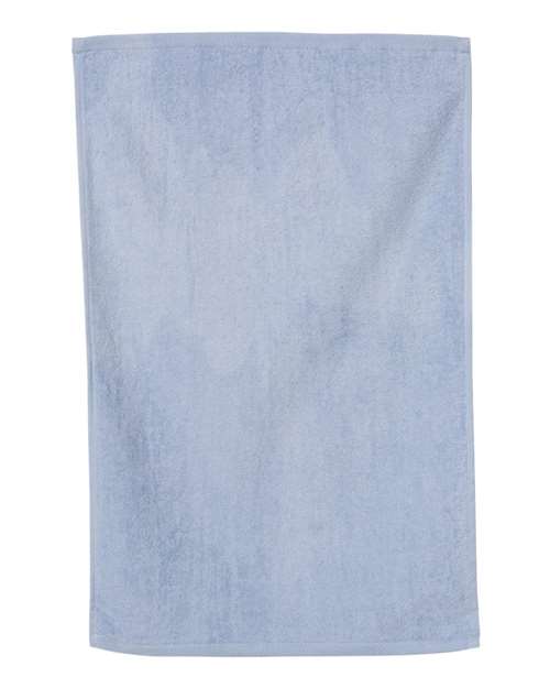 Q - Tees Deluxe Hemmed Hand Towel - Q - Tees T300 Black One Size Classic Towels
