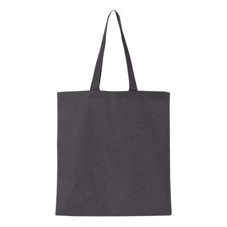 Q - Tees Economical Tote - Q - Tees QTB Charcoal One Size Tote