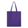 Q - Tees Economical Tote - Q - Tees QTB Purple One Size Tote