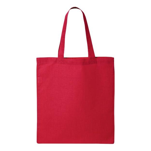 Q - Tees Economical Tote - Q - Tees QTB Yellow One Size Tote
