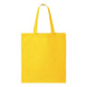 Q - Tees Economical Tote - Q - Tees QTB Yellow One Size Tote