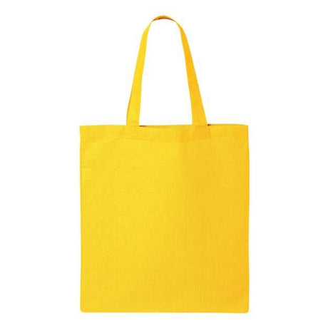 Q - Tees Economical Tote - Q - Tees QTB Yellow One Size Tote