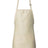 Q - Tees Full - Length Apron with Pouch Pocket - Q - Tees Q4250 Natural One Size Apron