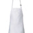 Q - Tees Full - Length Apron with Pouch Pocket - Q - Tees Q4250 White One Size Apron
