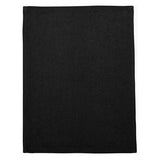 Q - Tees Hemmed Fingertip Towel - Q - Tees T600 Black One Size Classic Towels