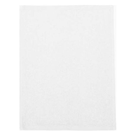 Q - Tees Hemmed Fingertip Towel - Q - Tees T600 White One Size Classic Towels