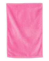 Q - Tees Hemmed Hand Towel - Q - Tees T200 Azalea One Size Classic Towels
