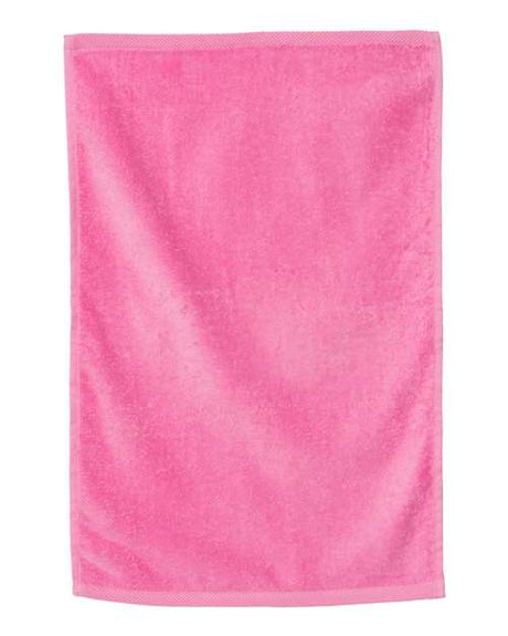 Q - Tees Hemmed Hand Towel - Q - Tees T200 Azalea One Size Classic Towels