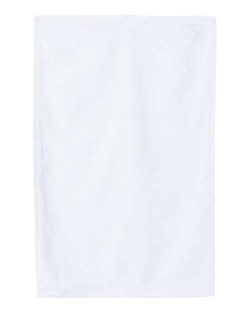 Q - Tees Hemmed Hand Towel - Q - Tees T200 White One Size Classic Towels