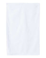 Q - Tees Hemmed Hand Towel - Q - Tees T200 White One Size Classic Towels