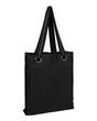 Q - Tees Large Grommet Tote - Q - Tees Q1630 Black One Size Short Sleeve T-Shirts