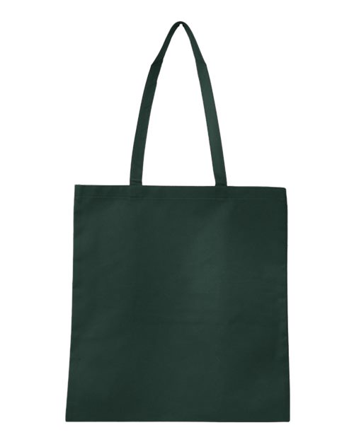 Q - Tees Non - Woven Tote Bag - Q - Tees Q126300 Forest Green One Size Short Sleeve T-Shirts
