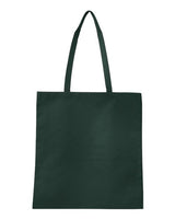 Q - Tees Non - Woven Tote Bag - Q - Tees Q126300 Forest Green One Size Short Sleeve T-Shirts