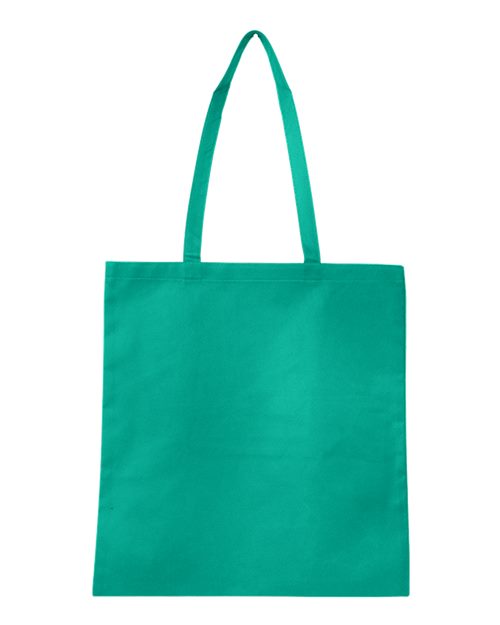 Q - Tees Non - Woven Tote Bag - Q - Tees Q126300 Kelly Green One Size Short Sleeve T-Shirts