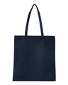Q - Tees Non - Woven Tote Bag - Q - Tees Q126300 Navy One Size Short Sleeve T-Shirts