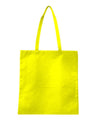 Q - Tees Non - Woven Tote Bag - Q - Tees Q126300 Yellow One Size Short Sleeve T-Shirts