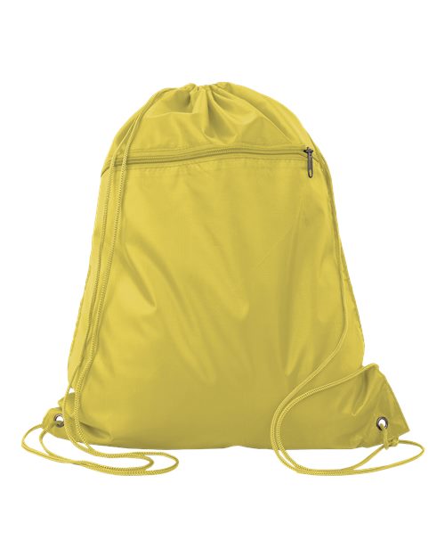 Q - Tees Polyester Cinchpack - Q - Tees Q135200 Gold One Size Short Sleeve T-Shirts