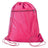 Q - Tees Polyester Cinchpack - Q - Tees Q135200 Hot Pink One Size Short Sleeve T-Shirts