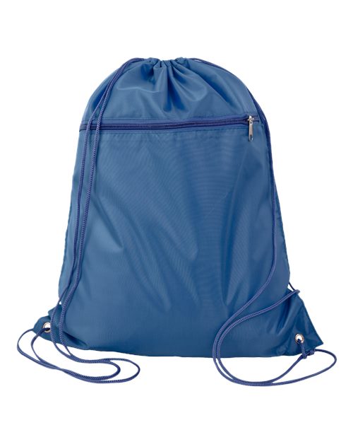 Q - Tees Polyester Cinchpack - Q - Tees Q135200 Navy One Size Short Sleeve T-Shirts