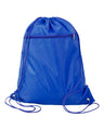 Q - Tees Polyester Cinchpack - Q - Tees Q135200 Royal One Size Short Sleeve T-Shirts