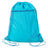 Q - Tees Polyester Cinchpack - Q - Tees Q135200 Turquoise One Size Short Sleeve T-Shirts
