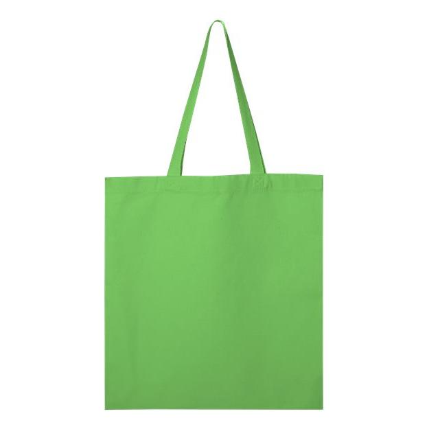 Q - Tees Promotional Tote - Q - Tees Q800 Lime One Size Tote