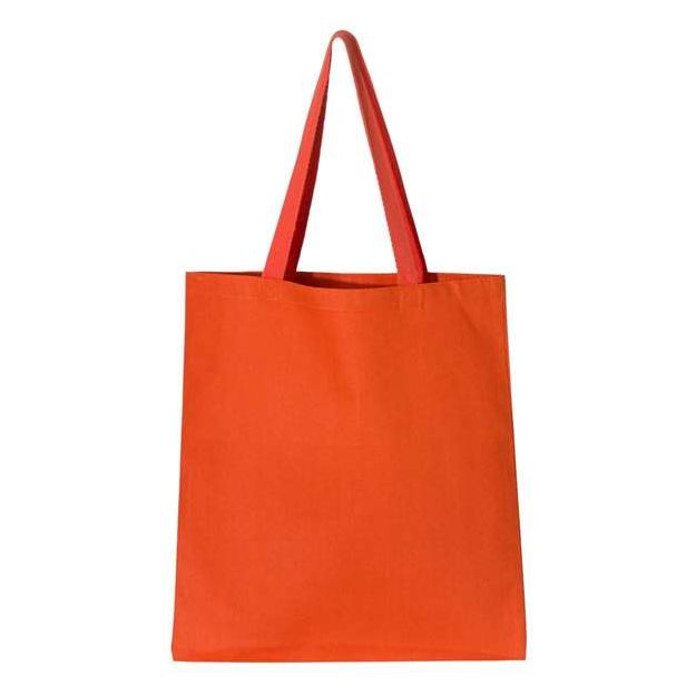 Q - Tees Promotional Tote - Q - Tees Q800 Orange One Size Tote