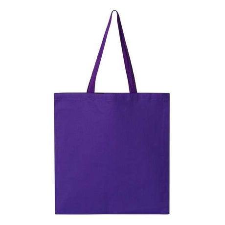 Q - Tees Promotional Tote - Q - Tees Q800 Purple One Size Tote