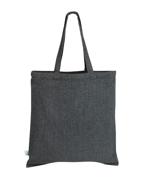 Q - Tees Sustainable Canvas Bag - Q - Tees S800 Black One Size Short Sleeve T-Shirts