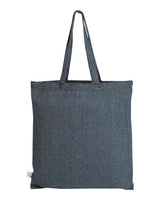 Q - Tees Sustainable Canvas Bag - Q - Tees S800 Navy Blue One Size Short Sleeve T-Shirts