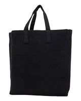 Q - Tees Sustainable Grocery Bag - Q - Tees S900 Black One Size Short Sleeve T-Shirts