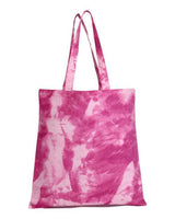 Q - Tees Tie - Dyed Canvas Bag - Q - Tees TD800 Pink Lady One Size Short Sleeve T-Shirts