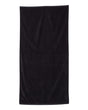 Q - Tees Velour Beach Towel - Q - Tees QV3060 Black One Size Classic Towels