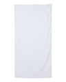 Q - Tees Velour Beach Towel - Q - Tees QV3060 White One Size Classic Towels
