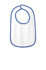 Rabbit Skins ™ Infant Contrast Trim Terry Bib. RS1003 - Rabbit Skins RS1003 Royal OSFA Infant & Toddler